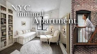 Thumbnail: NYC Minimal Small Apartment Tour • UES Manhattan Peaceful Living