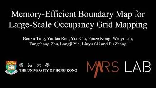 Thumbnail: Memory-Efficient Boundary Map for Large-Scale Occupancy Grid Mapping