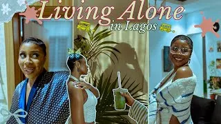 Thumbnail: Solo Living in Lagos ~ Temu Haul, Church, Grocery Shopping, Cooking, Film Screening | Weekly Vlog