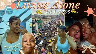 Thumbnail: Dyeing My Hair Again After a Bad Reaction: Am I testing God? | Shopping at Yaba market | Games Night