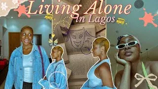 Thumbnail: Stage play, Lagos book club, An audition, Groceries | Living Alone in Lagos Diaries