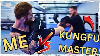 Thumbnail: I Sparred a Real Kungfu Master with Kickboxing!
