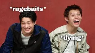Thumbnail: cortis being chaotic af in american interviews