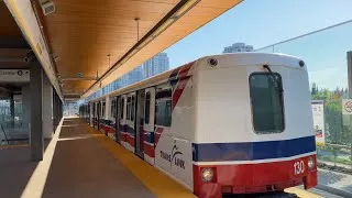 Thumbnail: [RARE SIGHTING] Vancouver Skytrain: Commercial Drive to Lincoln Station (1991 Mark 1 130)