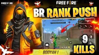 Thumbnail: 9 Kills 🎯 Solo Rank Push To Grandmaster Free fire max Gameplay |  Rush Gameplay | Season 46