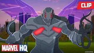 Thumbnail: Ultron Controls Falcon 🫣 | Marvel's Avengers Assemble | @MarvelHQ