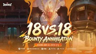 Thumbnail: 18 vs. 18 Bounty Annihilation | New Game Mode Trailer | MarvelRivals
