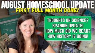 Thumbnail: August Homeschool Update || First Month of School Complete || 2nd & 4th Grade || Secular Homeschool