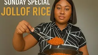 Thumbnail: 🔥 The Secret to Perfect Nigerian Jollof Rice | Smoky, Rich & Easy Recipe #jollof #easyrecipe  
