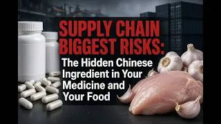Thumbnail: Supply Chain Biggest Risks: The Hidden Chinese Ingredient in Your Medicine and Your Food