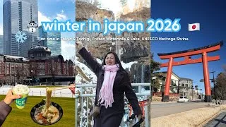 Thumbnail: JAPAN 2026 | First winter in Tokyo & Tochigi❄️ Exploring FROZEN waterfalls, lakes & UNESCO Shrine 🇯🇵