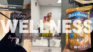 Thumbnail: 5am club! starting my health & wellness journey with you 🤍 (walking pad + Costco run)