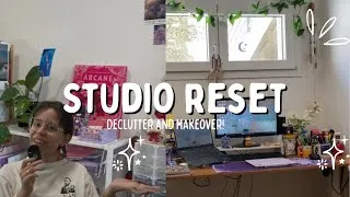 Thumbnail: Reset My Art Studio With Me! 🪴 Organizing & Refreshing My Workspace