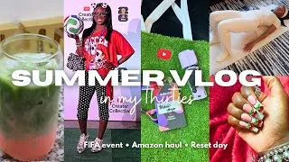 Thumbnail: Summer in My 30s | FIFA Youtube Event + Amazon Prime Day Haul & Solo Reset Days