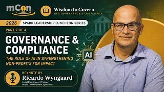 Thumbnail: Governance & Compliance for NPOs | Ricardo Wyngaard | SPARK Leadership Luncheon 2026