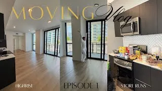 Thumbnail: MOVING VLOG: Empty apartment tour, unpacking , cheers to new beginnings. EP1 🔑