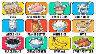 Thumbnail: Every Muscle Building Food on a Budget Explained