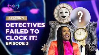 Thumbnail: Surprise, Surprise! Clock Fooled The Detectives | Season 3 Episode 3 | The Masked Singer SA