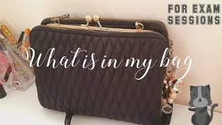 Thumbnail: What I Carry in My Exam Bag 🐈‍⬛📚 | Exam Day Essentials + Study Must-haves✨️