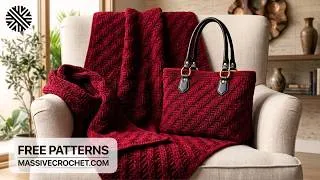 Thumbnail: VERY EASY-TO-FOLLOW & UNUSUAL Crochet Pattern | Crochet Stitch for Blanket, Scarf & Bag
