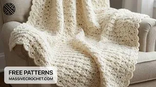 Thumbnail: 1 ROW REP!⚡️SUPER EASY Crochet Pattern for Beginners | Crochet Stitch for Baby Blanket, Scarf & Bag