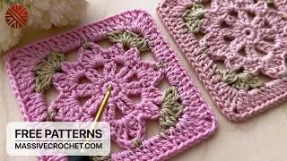 Thumbnail: Crochet a VERY EASY & UNUSUAL Granny Square for Beginners! 👍
