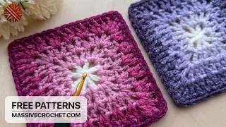 Thumbnail: Crochet a SUPER EASY Granny Square for Absolute Beginners! 👍