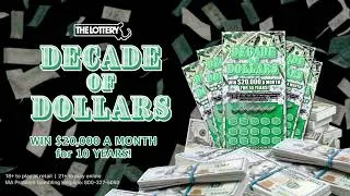 Thumbnail: New Scratch Ticket! Win $20K Every Month for a Decade! | Mass State Lottery