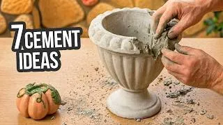 Thumbnail: 7 Cool Cement Planters + Garden Ornaments, Concrete Planters for Garden or Patio