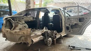 Thumbnail: Toyota Corolla Altis Rear Side Accident Repair | Full Quarter Panel & Body Restoration
