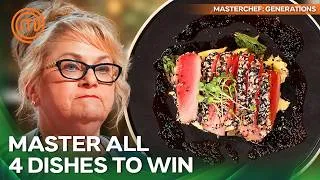 Thumbnail: Generations Collide in the Tag Team Challenge! | MasterChef: Generations