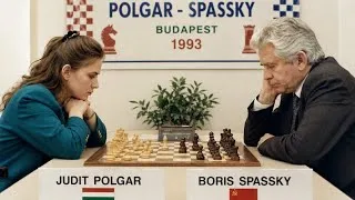 Thumbnail: Judit Polgar vs Boris Spassky • Polgar - Spassky (1993)