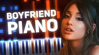 Thumbnail: BOYFRIEND · Ariana Grande, Social House (Piano Tutorial)