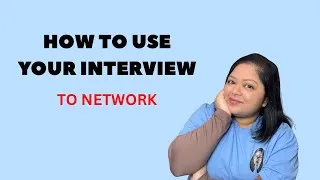 Thumbnail: Can job interviews be a networking opportunity? Secret: How I got my new job! 