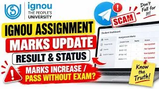 Thumbnail: IGNOU Assignment Marks Update Big Scam Explain| IGNOU Result & Status Update Big Update All Students
