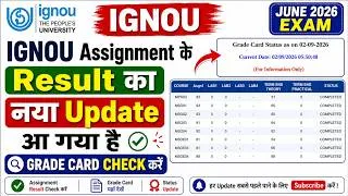 Thumbnail: IGNOU ने Assignment Status Update कर दिया! | June 2026 Assignment Status Check | IGNOU Assignment