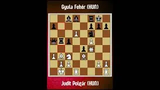 Thumbnail: Gyula Fehér vs Judit Polgár 📍 Zalakaros Open 1988📍 Zalakaros, Hungary📍