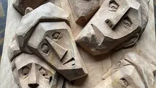 Thumbnail: Wood Carving: Crowded Faces