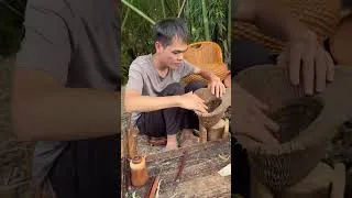Thumbnail: It stretches out and shrinks, holding it in your hand without stopping! #Handwoven #Bamboo Crafts