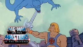 Thumbnail: He-Man fights flying monsters to help a King | He-Man Official | Masters of the Universe Official