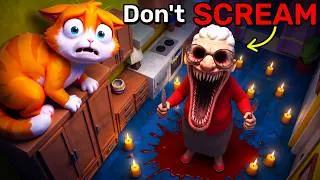 Thumbnail: If You Scream, GRANNY Gets More SCARY... (I Am Cat VR)