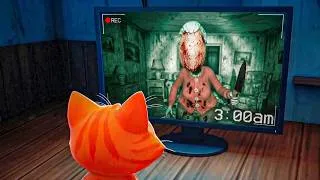 Thumbnail: I Put Up CAMERAS To Spy On FACELESS GRANNY And It's SCARY! (I Am Cat VR)
