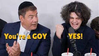 Thumbnail: Matan Even Ragebaiting Rabbi Mizrachi Into Calling Him a GOY