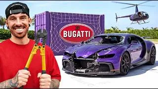 Thumbnail: FITTING A $700,000 BODYKIT TO THE WRECKED BUGATTI CHIRON