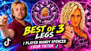 Thumbnail: I Played TikTok Darts Star Mandy Spencer… BEST OF 3 LEGS!