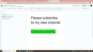 Thumbnail: Please subscribe to my new chanell - DartsScoresHQ