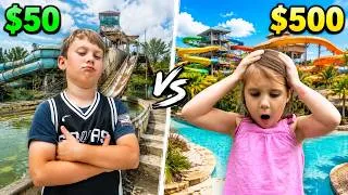 Thumbnail: $50 vs $500 WATER PARK!