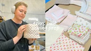Thumbnail: Turning my hobby into full time 🎀 Owner diaries, working on my processes + bulk sewing prep