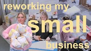 Thumbnail: 56+ HOURS BULK SEWING ✨ & Organising My Business (Work Maxxing? 🤨)