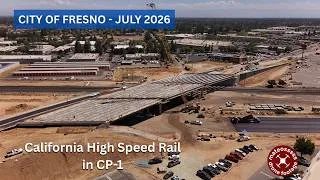 Thumbnail: Deck Work at Shaw AND Church Ave | California High Speed Rail (CAHSR) in Fresno [July 2026]